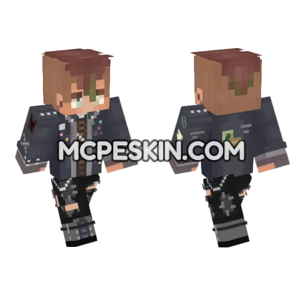 Merious Skin Minecraft Bedrock skin, front and back