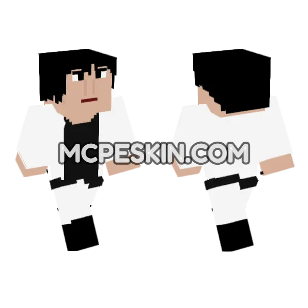 Michael Jackson Thriller Outfit Minecraft Bedrock skin, front and back