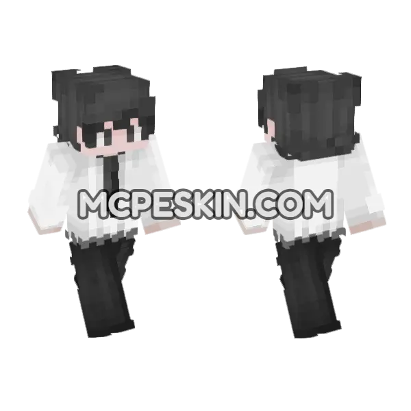 Mike Skin Minecraft Bedrock skin, front and back