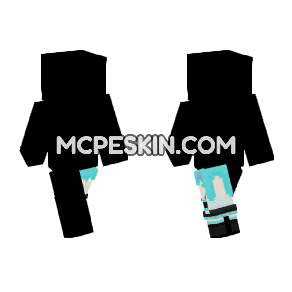 Miku Leg Skin, front and back