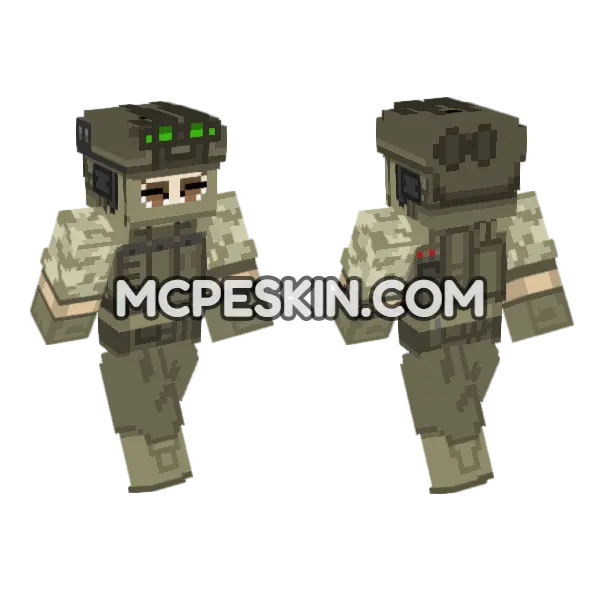 Military Operator, front and back
