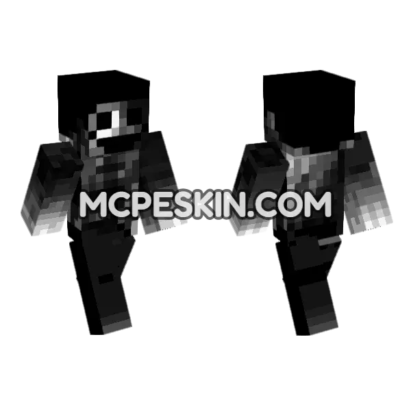 Mimicker Steve Minecraft Bedrock skin, front and back