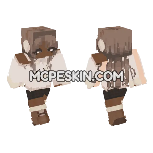 Mine 5802318 Minecraft Bedrock skin, front and back