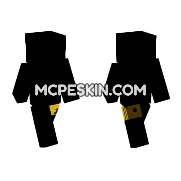 Mini Abeja Minecraft Bedrock skin, front and back