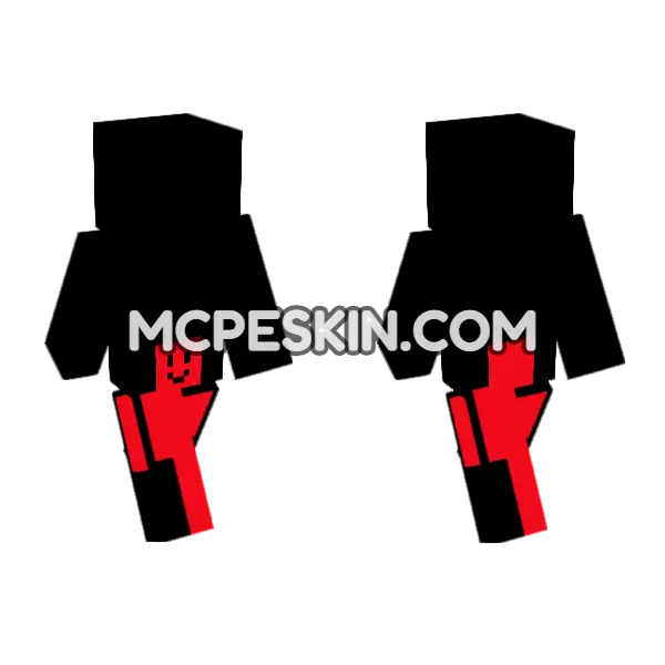Mini Me 5443918 Minecraft Bedrock skin, front and back
