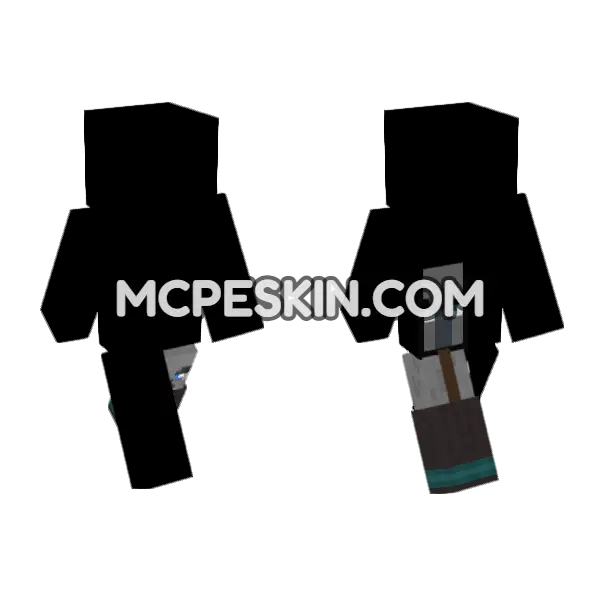 Mini Pillager Minecraft Bedrock skin, front and back