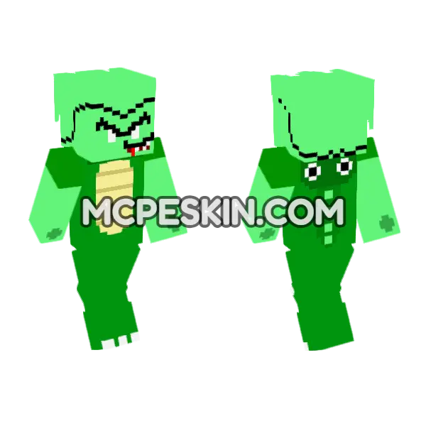 Minus Pico Minecraft Bedrock skin, front and back