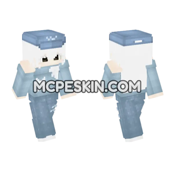 Miyo Original Character HD Skin, front and back