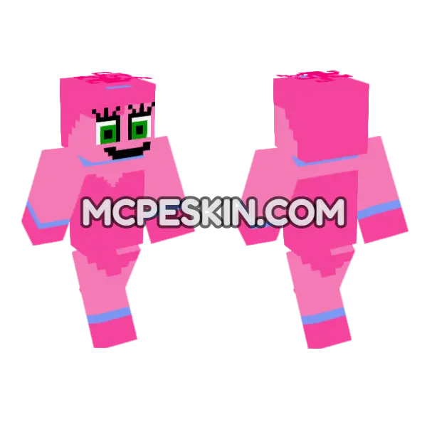 Mommy Long Legs Minecraft Bedrock skin, front and back