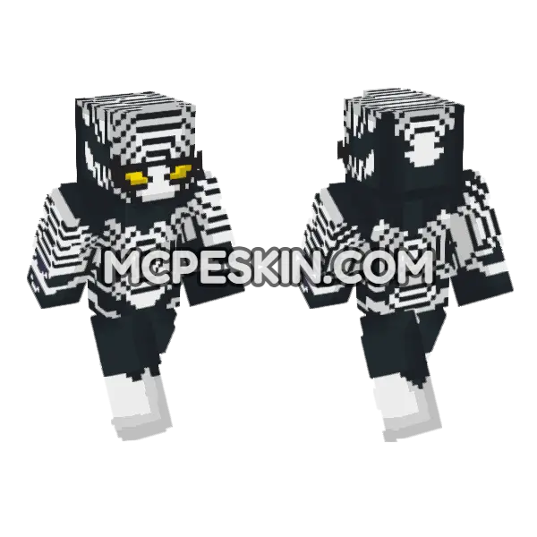 Monochromatic Patterned Figure, front and back