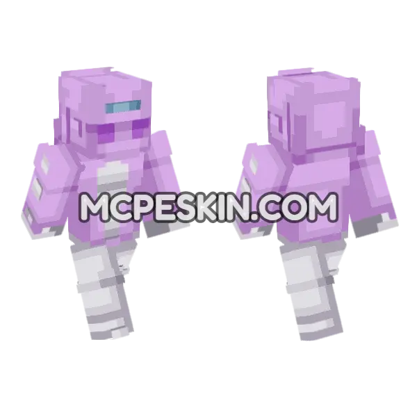 Moody Blues Minecraft Bedrock skin, front and back