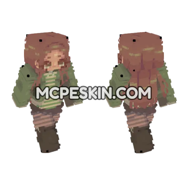 Mossy Forest Wanderer, front and back
