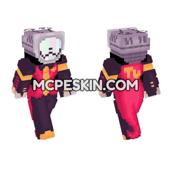 Mr Ant Tenna In My Style Minecraft Bedrock skin, front and back