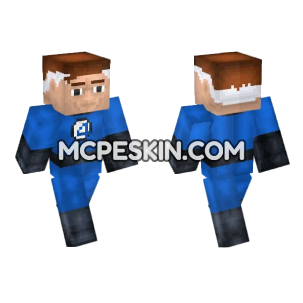 Mr Fantastic, front and back