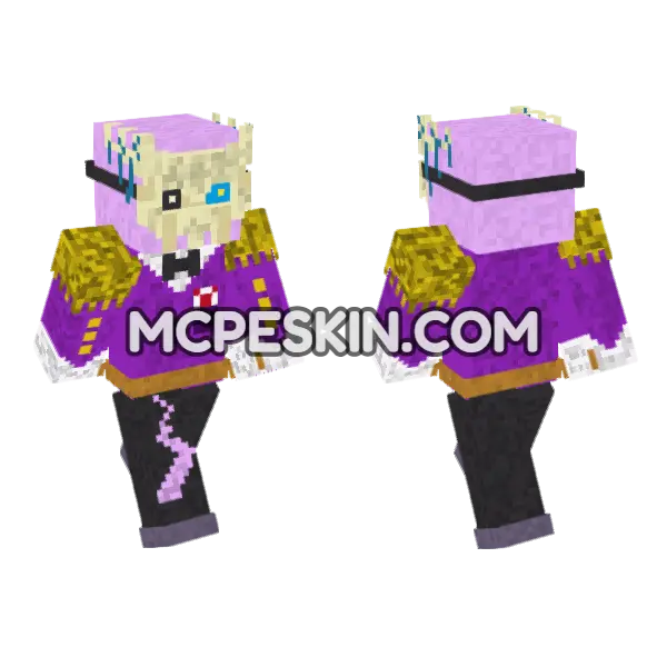 Mr Magic 6685970 Minecraft Bedrock skin, front and back