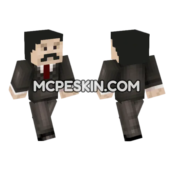 Mumbo Jumbo Skin Minecraft Bedrock skin, front and back