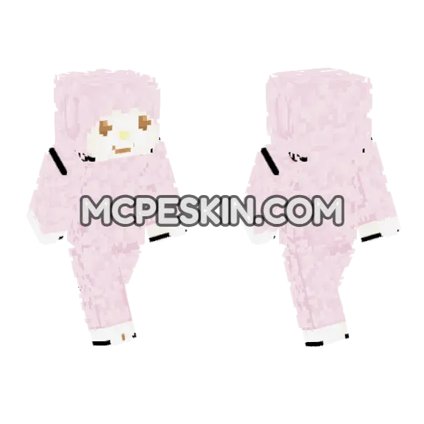 My Melody Outfit, front and back