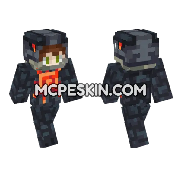 Myth Skin Minecraft Bedrock skin, front and back