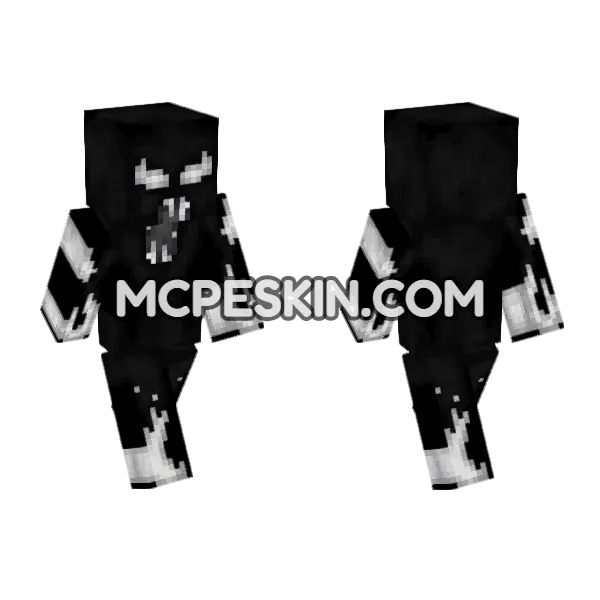 Nameless Skin Minecraft Bedrock skin, front and back