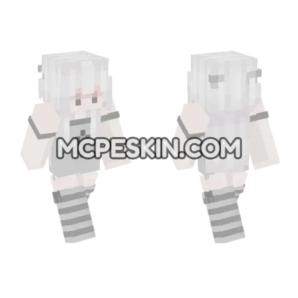 Nano Skin Minecraft Bedrock skin, front and back