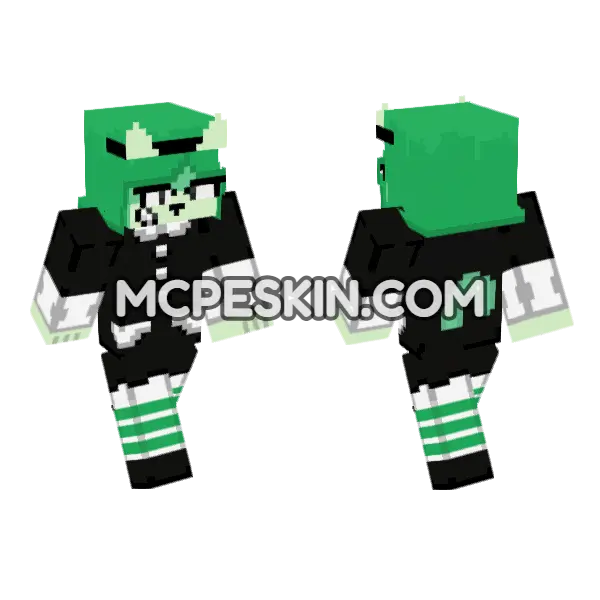 Naoki 6784472 Minecraft Bedrock skin, front and back