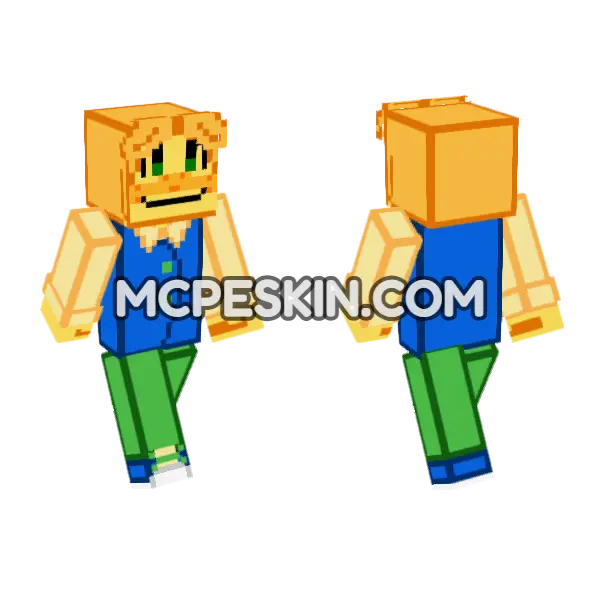 Natalie Roblox OC Minecraft Bedrock skin, front and back