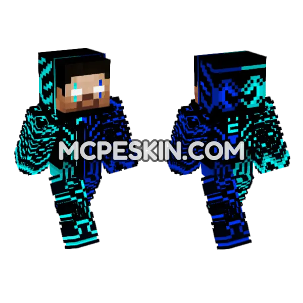 Nctd Fennariade Blockplust Minecraft Bedrock skin, front and back