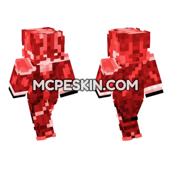 Neon Gamer Skin 3 Minecraft Bedrock skin, front and back