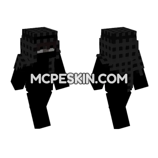 Neon Pvp Skin Minecraft Bedrock skin, front and back