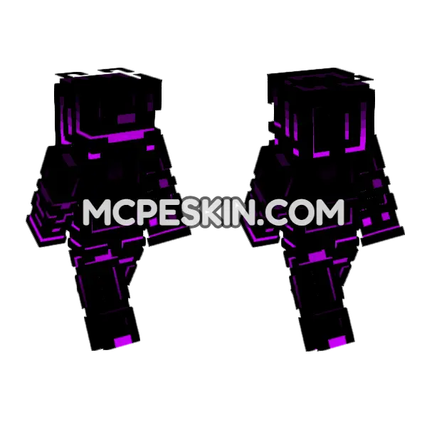 Neonix Skin Minecraft Bedrock skin, front and back