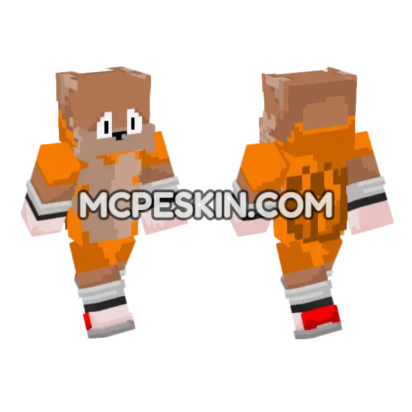 Nerik FNF Minecraft Bedrock skin, front and back