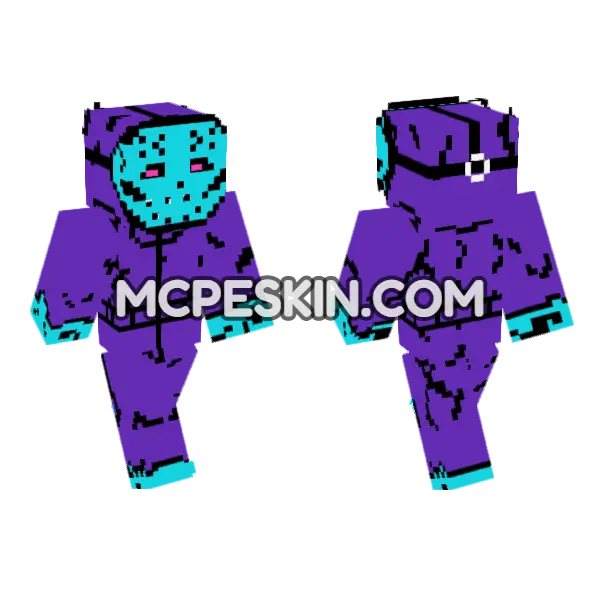Nes Jason 6751809 Minecraft Bedrock skin, front and back