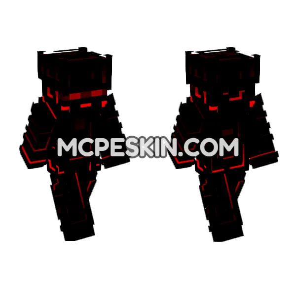 Nevox Skin Minecraft Bedrock skin, front and back