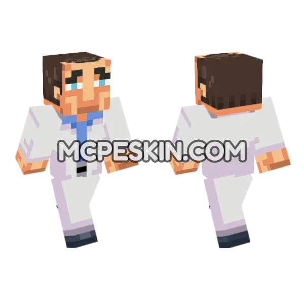Nick The Boy Minecraft Bedrock skin, front and back