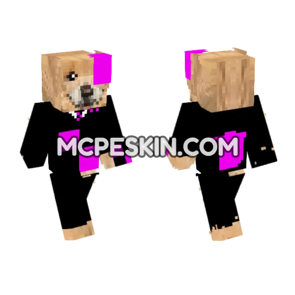 Nicodog19 Corrupted Dog, front and back