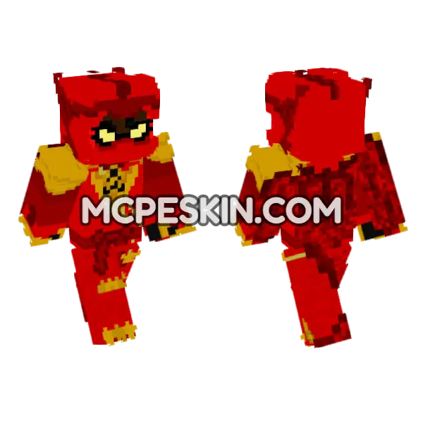 Ninjago Kai Dragon Form, front and back