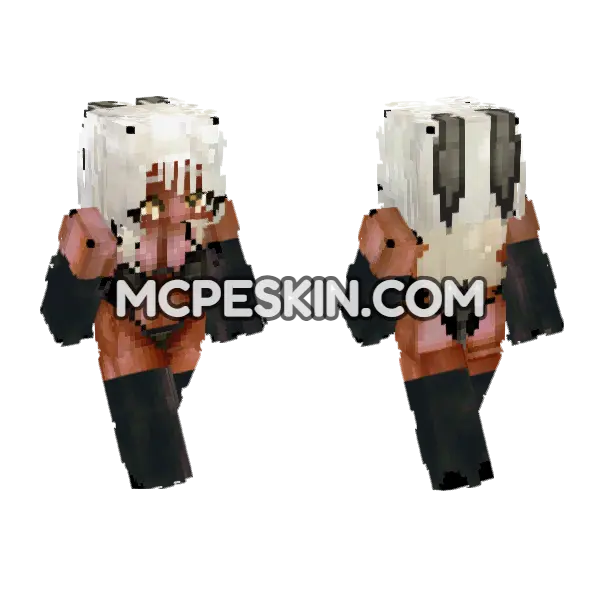 Nissan Silvia S15 Bnuy Alt Colour Minecraft Bedrock skin, front and back
