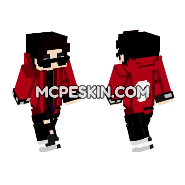 No Se 6056784 Minecraft Bedrock skin, front and back
