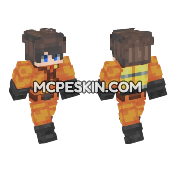 Nomask Skin Minecraft Bedrock skin, front and back