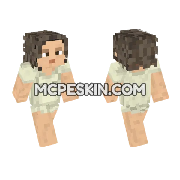 Norauw Minecraft Bedrock skin, front and back