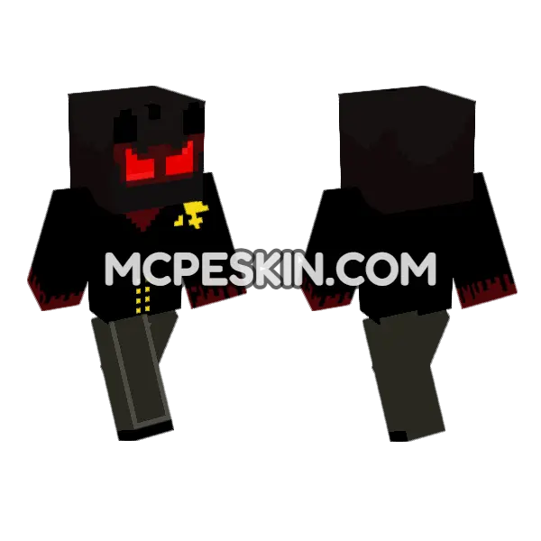 Nosferatu Forsaken Killer Minecraft Bedrock skin, front and back