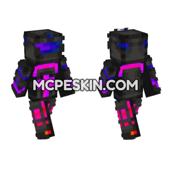 Nova Skin Minecraft Bedrock skin, front and back