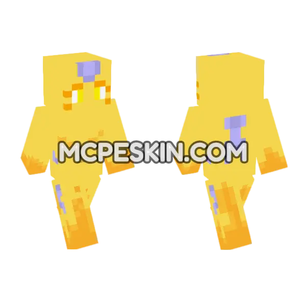 Nuria – Jenny Mod Skin Minecraft Bedrock skin, front and back