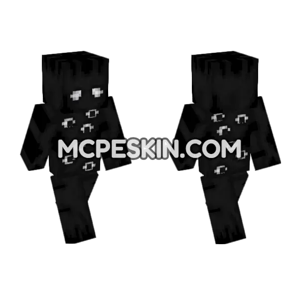 Observer Skin Minecraft Bedrock skin, front and back