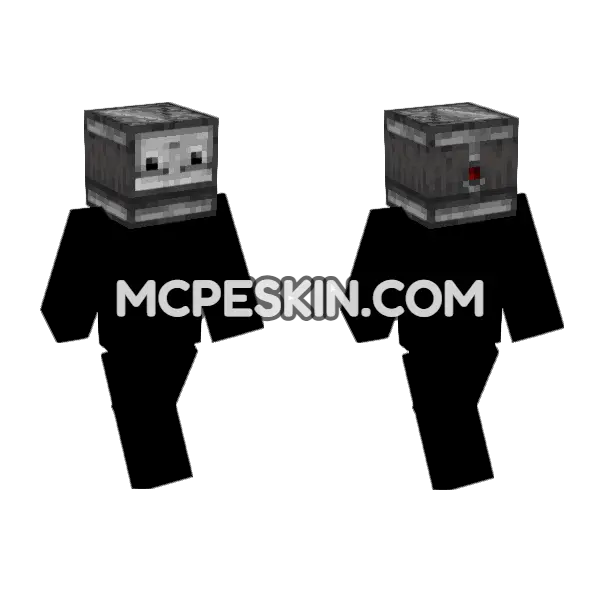 Observer Skin Minecraft Bedrock skin, front and back