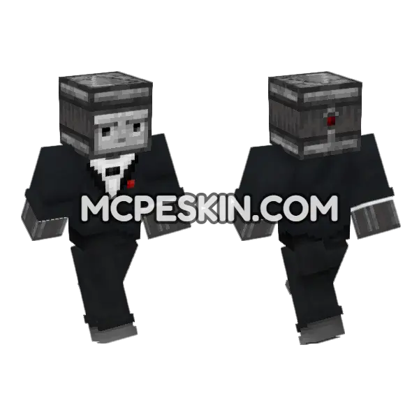 Observer Tuxedo Man, front and back
