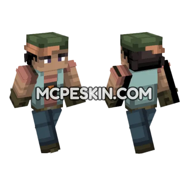 Oingo Minecraft Bedrock skin, front and back
