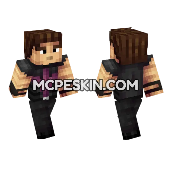 Ojo De Halcon Minecraft Bedrock skin, front and back