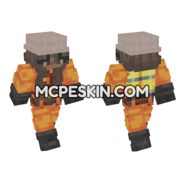 Onivii Minecraft Bedrock skin, front and back