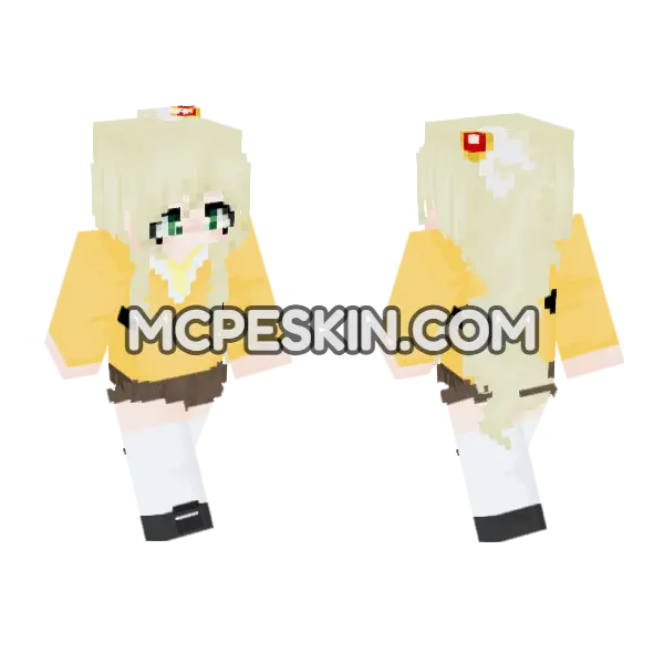 Ophelia 5636535 Minecraft Bedrock skin, front and back